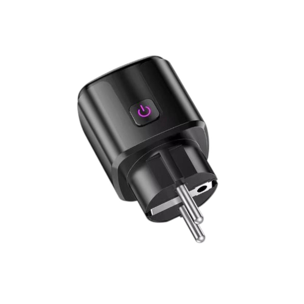 Умная розетка WiFi 20А черная