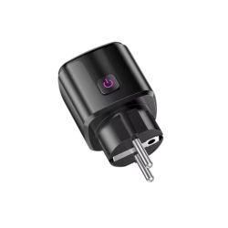 Умная розетка WiFi 20А черная