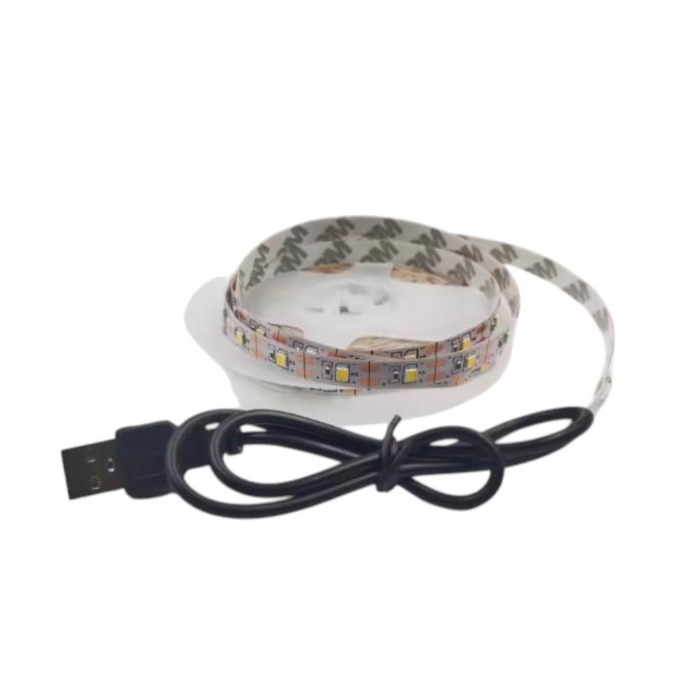 Светодиодная лента USB SMD 3528, 72 д.м. 5В, белый, 5 м.