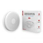 Комбинированный Wi-Fi детектор угарного газа и дыма 2 в 1 с сиреной