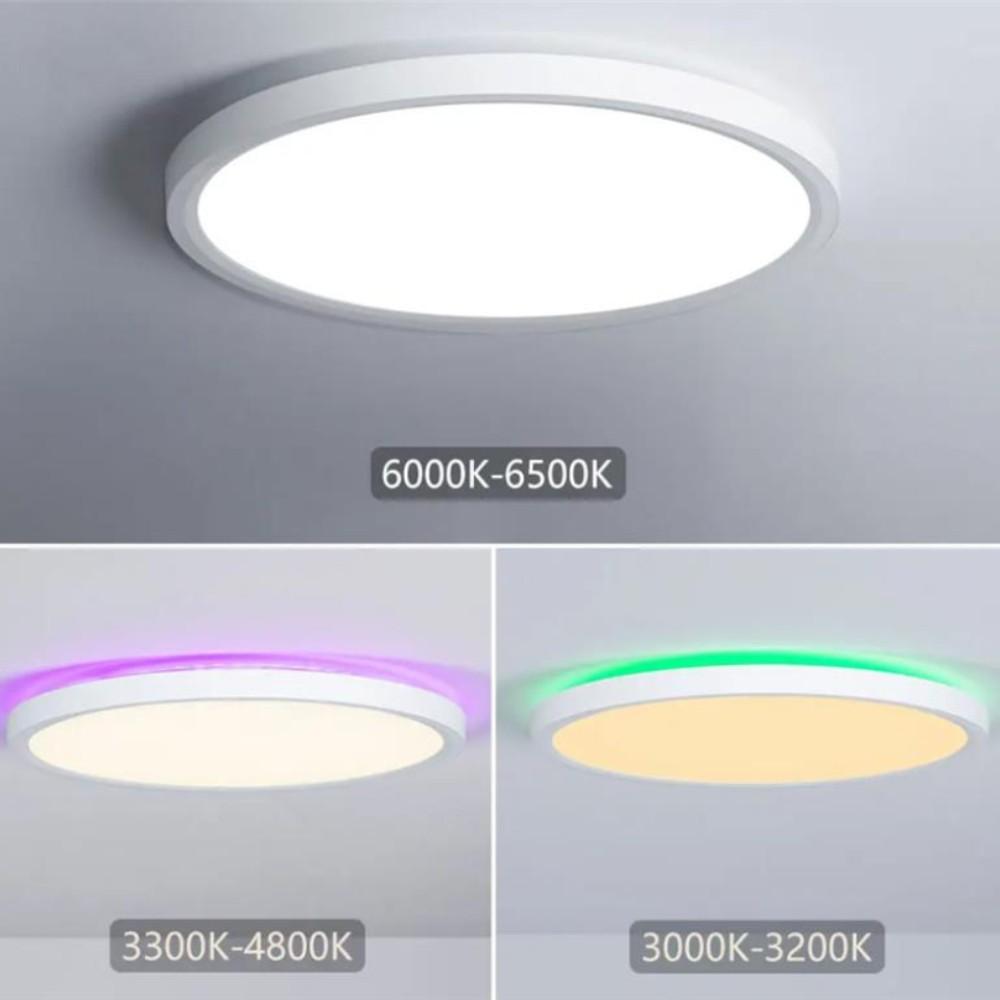 Світлодіодний стельовий смарт-світильник Tuya 24 Вт RGB+CCT Світлодіодний стельовий смарт-світильник Tuya 24 Вт RGB+CCT