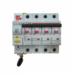 Розумниий 4-полюсний атоматичний вимикач Etek Tuya WiFi 63А з дистанційним керуванням