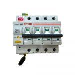 Умный 4-полюсный автоматический выключатель Etek Tuya WiFi 40А с дистанционным управлением Умный 4-полюсный автоматический выключатель Etek Tuya WiFi 40А с дистанционным управлением