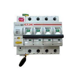 Розумниий 4-полюсний атоматичний вимикач Etek Tuya WiFi 40А з дистанційним керуванням