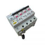 Умный 4-полюсный автоматический выключатель Etek Tuya WiFi 40А с дистанционным управлением Умный 4-полюсный автоматический выключатель Etek Tuya WiFi 40А с дистанционным управлением