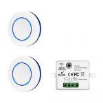 Реле-вимикач 10А з пультами (2 шт) дистанційного керування RF 433 мГц